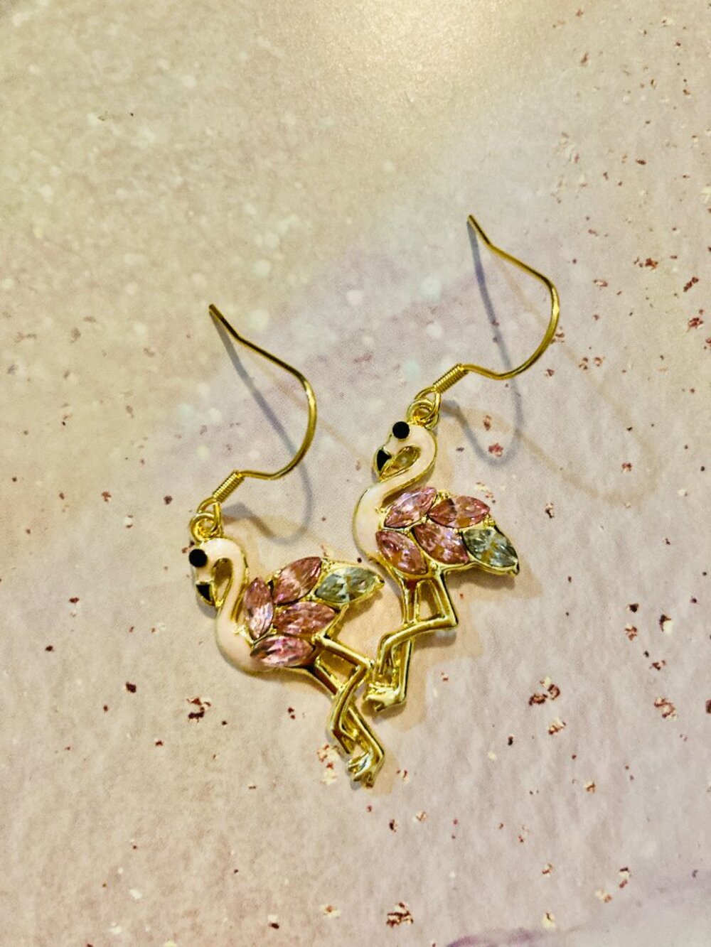 Flamingo earrings